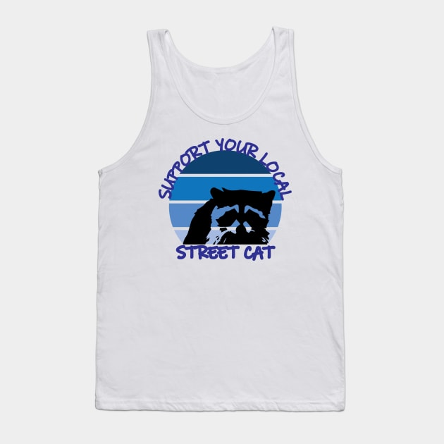 Support Your Local Street Cats Tank Top by Mathew Graphic